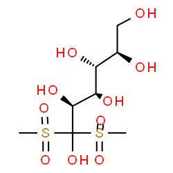 ChemSpider 2D Image | 1,1-Bis-C-(methylsulfonyl)-D-mannitol | C8H18O10S2