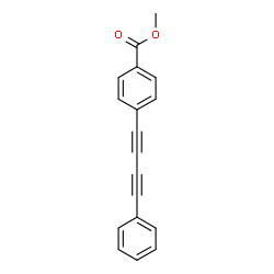 ChemSpider 2D Image | Methyl 4-(4-phenyl-1,3-butadiyn-1-yl)benzoate | C18H12O2