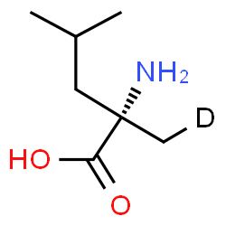 ChemSpider 2D Image | 2-(~2~H_1_)Methyl-L-leucine | C7H14DNO2