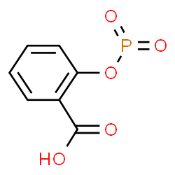 ChemSpider 2D Image | 2-{[Oxido(oxo)phosphoranyl]oxy}benzoic acid | C7H5O5P