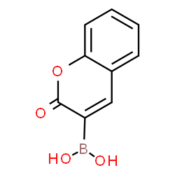 ChemSpider 2D Image | (2-Oxo-2H-chromen-3-yl)boronic acid | C9H7BO4