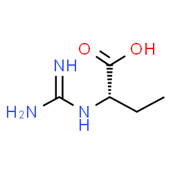 ChemSpider 2D Image | (2S)-2-Carbamimidamidobutanoic acid | C5H11N3O2