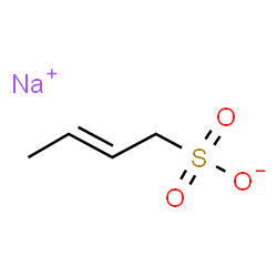 ChemSpider 2D Image | Sodium (2E)-2-butene-1-sulfonate | C4H7NaO3S