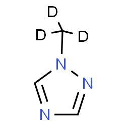 ChemSpider 2D Image | 1-(~2~H_3_)Methyl-1H-1,2,4-triazole | C3H2D3N3