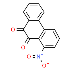 ChemSpider 2D Image | 1-Nitro-9,10-phenanthrenedione | C14H7NO4