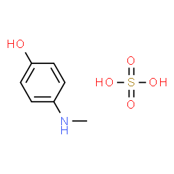 ChemSpider 2D Image | 4-(Methylamino)phenol sulfate | C7H11NO5S