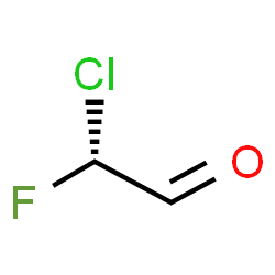 ChemSpider 2D Image | (2R)-Chloro(fluoro)acetaldehyde | C2H2ClFO