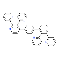 ChemSpider 2D Image | 4',4''-(1,4-Phenylene)bis(2,2':3',2''-terpyridine) | C36H24N6