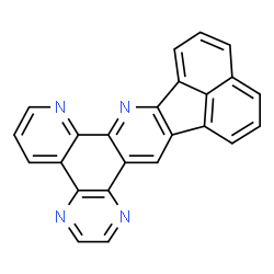ChemSpider 2D Image | Acenaphtho[1,2-b]pyrazino[2,3-f][1,10]phenanthroline | C24H12N4