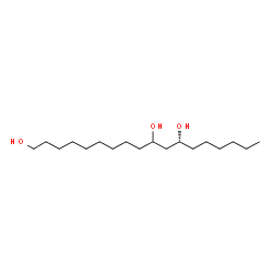 ChemSpider 2D Image | (12R)-1,10,12-Octadecanetriol | C18H38O3