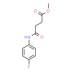 ChemSpider 2D Image | Methyl 4-[(4-fluorophenyl)amino]-4-oxobutanoate | C11H12FNO3