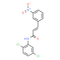 ChemSpider 2D Image | (2E)-N-(2,5-Dichlorophenyl)-3-(3-nitrophenyl)acrylamide | C15H10Cl2N2O3