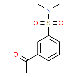 ChemSpider 2D Image | 3-Acetyl-N,N-dimethylbenzenesulfonamide | C10H13NO3S