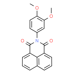 ChemSpider 2D Image | 2-(3,4-Dimethoxy-phenyl)-benzo[de]isoquinoline-1,3-dione | C20H15NO4