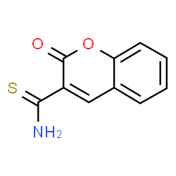 ChemSpider 2D Image | 2-Oxo-2H-chromene-3-carbothioamide | C10H7NO2S