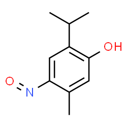 ChemSpider 2D Image | 6-NITROSOTHYMOL | C10H13NO2