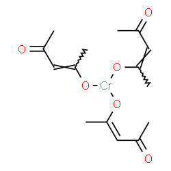 ChemSpider 2D Image | Chromium(3+) (2E)-4-oxo-2-penten-2-olate (2Z)-4-oxo-2-penten-2-olate (1:1:2) | C15H21CrO6