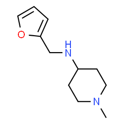 ChemSpider 2D Image | N-(2-Furylmethyl)-1-methyl-4-piperidinamine | C11H18N2O