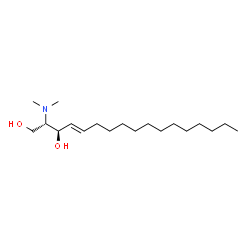 ChemSpider 2D Image | N,N-dimethyl Sphingosine (d17:1) | C19H39NO2