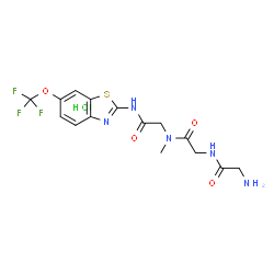 ChemSpider 2D Image | Bhv-4157 Hydrochloride | C15H17ClF3N5O4S