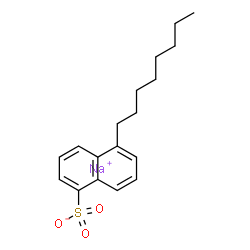 ChemSpider 2D Image | Sodium 5-octyl-1-naphthalenesulfonate | C18H23NaO3S