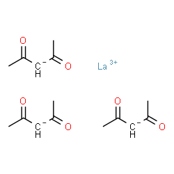 ChemSpider 2D Image | Tris(acetylacetonato)lanthanum | C15H21LaO6