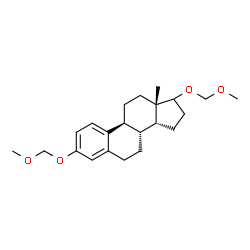 ChemSpider 2D Image | (14beta)-3,17-Bis(methoxymethoxy)estra-1(10),2,4-triene | C22H32O4