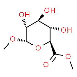 ChemSpider 2D Image | Dimethyl alpha-D-glucopyranosiduronate | C8H14O7