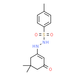 ChemSpider 2D Image | N'-(5,5-Dimethyl-3-oxo-1-cyclohexen-1-yl)-4-methylbenzenesulfonohydrazide | C15H20N2O3S