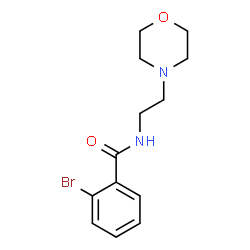 ChemSpider 2D Image | 2-Bromo-N-[2-(4-morpholinyl)ethyl]benzamide | C13H17BrN2O2
