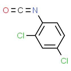 ChemSpider 2D Image | 2,4-Dichlorophenyl isocyanate | C7H3Cl2NO