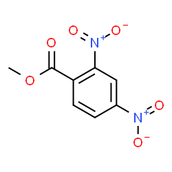 ChemSpider 2D Image | Methyl 2,4-dinitrobenzoate | C8H6N2O6