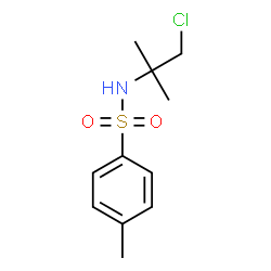 ChemSpider 2D Image | N-(1-Chloro-2-methyl-2-propanyl)-4-methylbenzenesulfonamide | C11H16ClNO2S