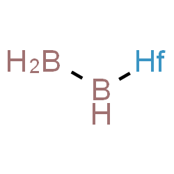 ChemSpider 2D Image | Hafnium boride | H3B2Hf