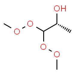 ChemSpider 2D Image | (2R)-1,1-Bis(methylperoxy)-2-propanol | C5H12O5