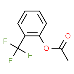 ChemSpider 2D Image | 2-(Trifluoromethyl)phenyl acetate | C9H7F3O2