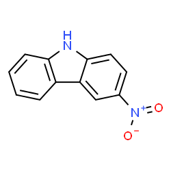 ChemSpider 2D Image | 3-NITROCARBAZOLE | C12H8N2O2