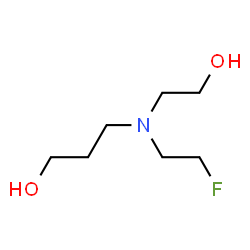 ChemSpider 2D Image | 3-[(2-Fluoroethyl)(2-hydroxyethyl)amino]-1-propanol | C7H16FNO2