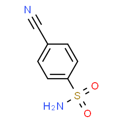 ChemSpider 2D Image | 4-Cyanobenzenesulfonamide | C7H6N2O2S