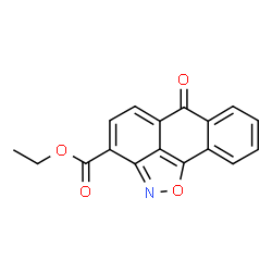 ChemSpider 2D Image | Ethyl 6-oxo-6H-anthra[1,9-cd][1,2]oxazole-3-carboxylate | C17H11NO4