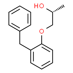 ChemSpider 2D Image | (2R)-1-(2-Benzylphenoxy)-2-propanol | C16H18O2