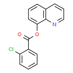 ChemSpider 2D Image | 8-Quinolinyl 2-chlorobenzoate | C16H10ClNO2