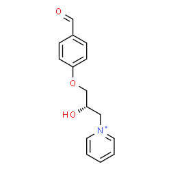 ChemSpider 2D Image | 1-[(2S)-3-(4-Formylphenoxy)-2-hydroxypropyl]pyridinium | C15H16NO3