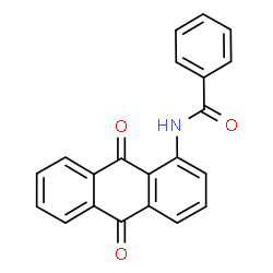 ChemSpider 2D Image | N-(9,10-Dihydro-9,10-dioxo-1-anthracenyl)benzamide | C21H13NO3