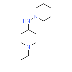 ChemSpider 2D Image | N-(1-Propyl-4-piperidinyl)-1-piperidinamine | C13H27N3