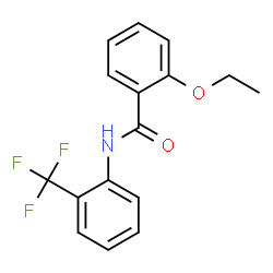 ChemSpider 2D Image | 2-Ethoxy-N-[2-(trifluoromethyl)phenyl]benzamide | C16H14F3NO2