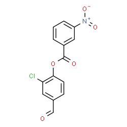 ChemSpider 2D Image | 2-Chloro-4-formylphenyl 3-nitrobenzoate | C14H8ClNO5