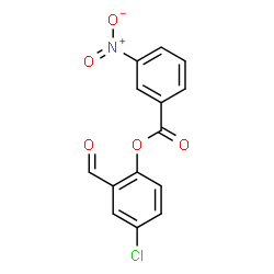 ChemSpider 2D Image | 4-Chloro-2-formylphenyl 3-nitrobenzoate | C14H8ClNO5
