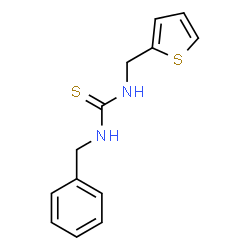 ChemSpider 2D Image | 1-Benzyl-3-(2-thienylmethyl)thiourea | C13H14N2S2
