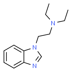 ChemSpider 2D Image | (2-Benzoimidazol-1-yl-ethyl)-diethyl-amine | C13H19N3